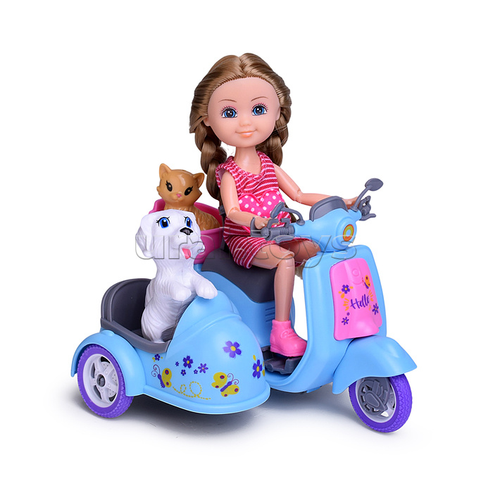 Кукла с аксессуарами "София и семья" в коробке