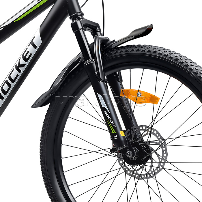 Велосипед 24" Rocket Aries 1.0 , цвет черный, размер 13"