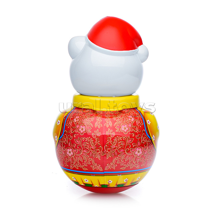 Неваляшка малая "Белый медведь Борис" в п/пакете