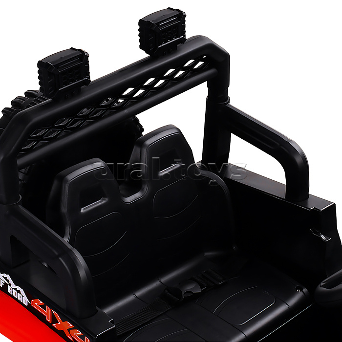 Электромобиль детский "Покоритель гор" (цвет красный)