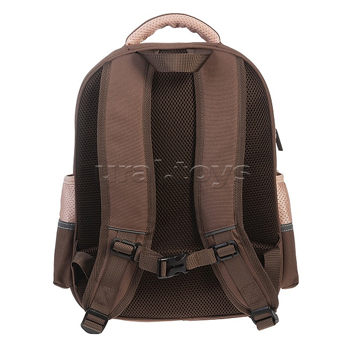 Рюкзак "Лайт. Вот енот"  38х29х14,5см полиэстер нагрудная стяжка светоотраж. 2 отделения 3 кармана