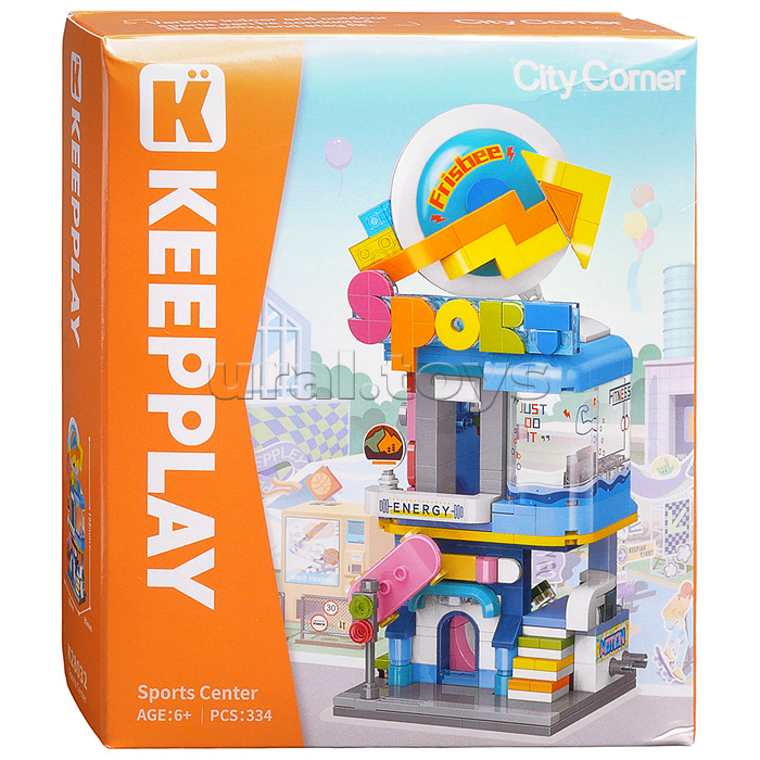 Конструктор "Спортивный центр" (334 дет.) в коробке