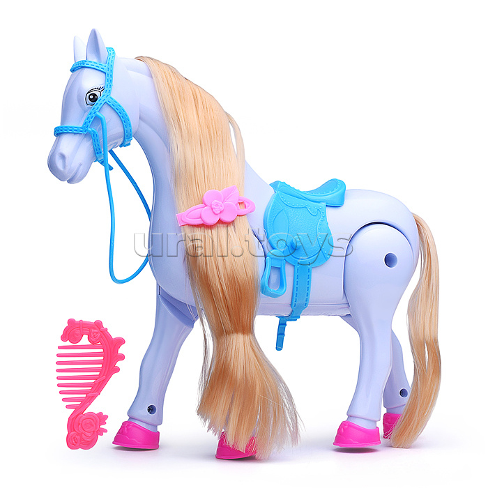 Лошадка "Бони" на батарейках, в коробке