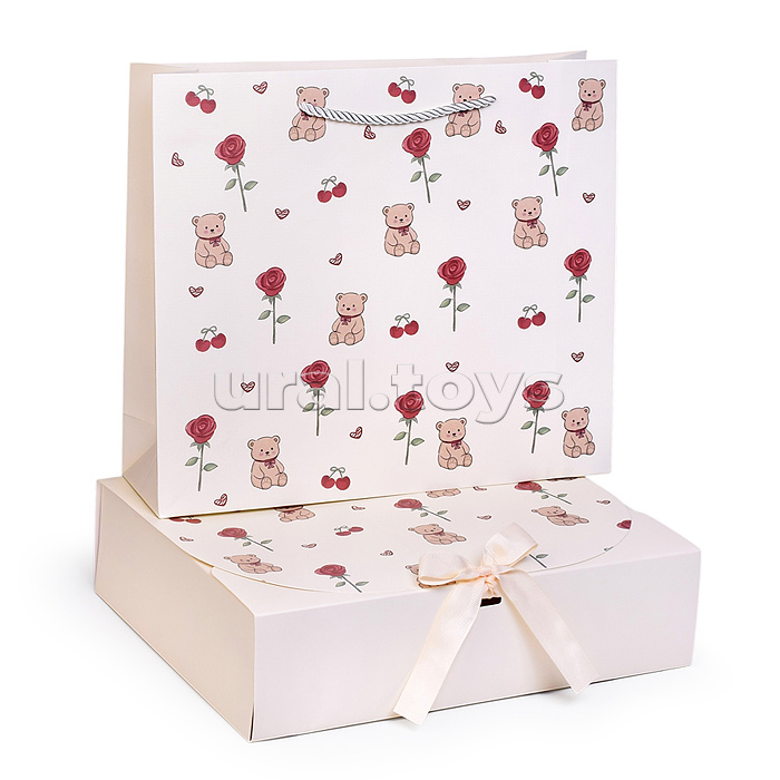 Пакет подарочный "Радужный сюрприз" 31*25*8см.