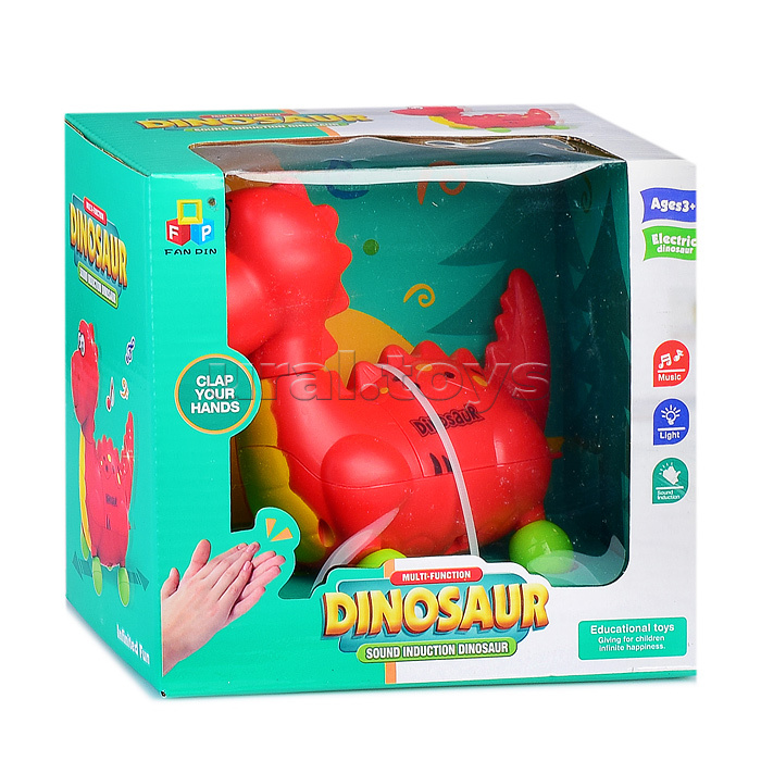 Динозаврик на батарейках, в коробке