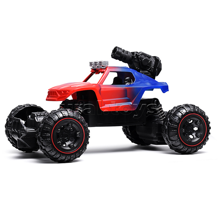 Машина "Багги. Мощный заезд"  стрельба , на р/у27 MHz, в коробке