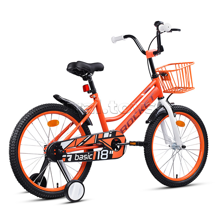 Велосипед 18" Rocket Basic, цвет коралловый