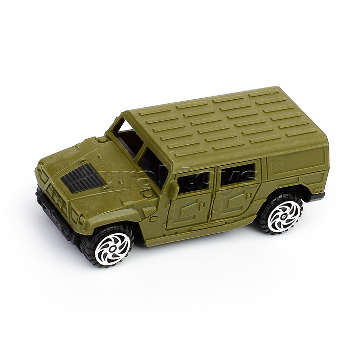 Детский военный набор (31 дет.) с самолетом-истребителем, в пакете