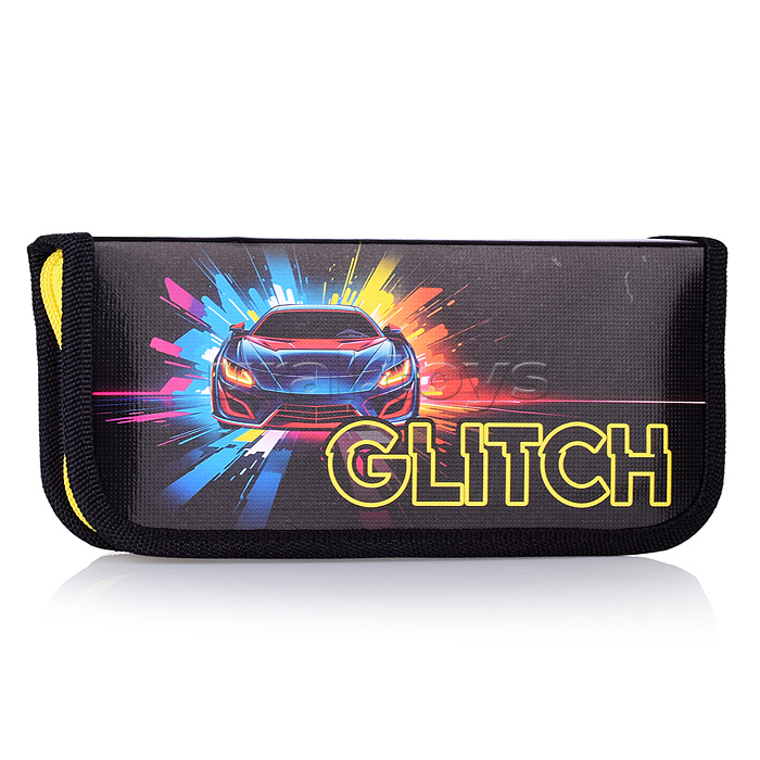 Пенал односекционный средний "GLITCH" 2025 Пенал односекционный средний "GLITCH" 2025