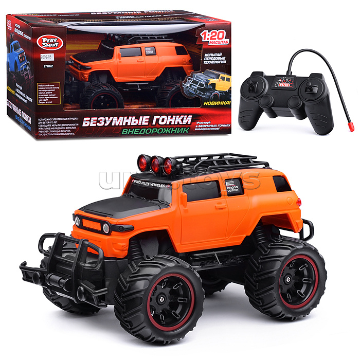 Машина "Внедорожник "Бездорожье" р/у, 27 MHz, 1:20 в коробке