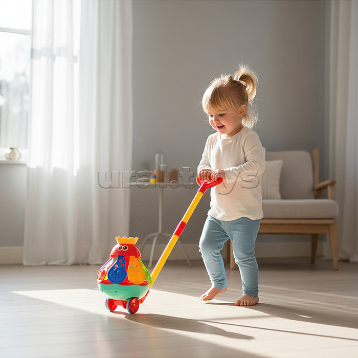 Каталка JT509 "Крутящийся осьминог" в пакете