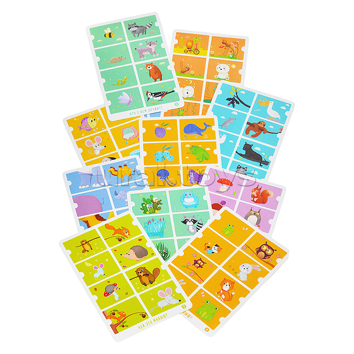 IQ развивашки.Задачки про зверят в папке 4+