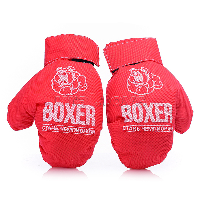 Детские игровые боксерские перчатки (2 шт.) ткань в сетке