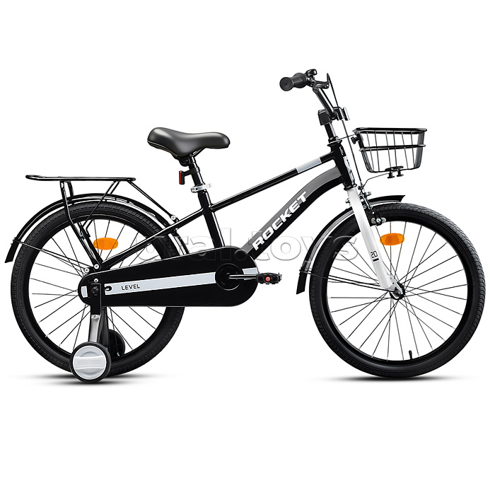 Велосипед 20" Rocket Level, цвет черный