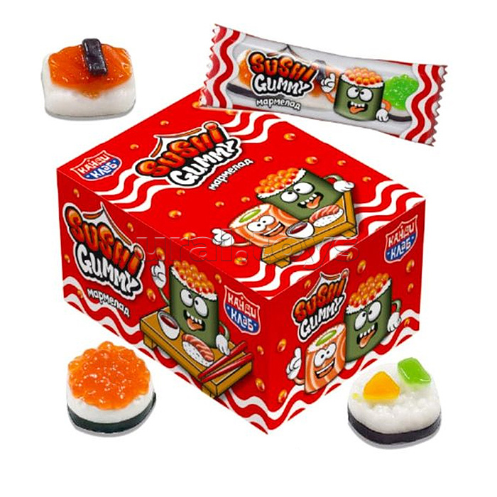 Мармелад "Sushi Gummy" 12г*30шт*12 блоков