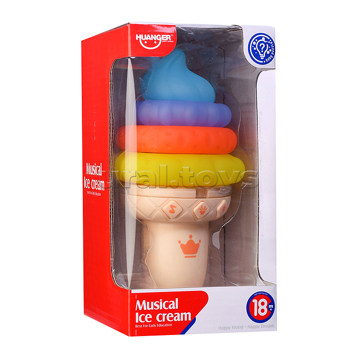 Игрушка развивающая "Яркая мороженка" в коробке
