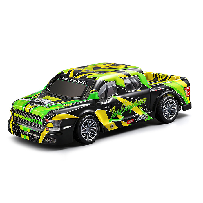 Машина "Горный властелин" р/у, 27 MHz. (свет) в коробке