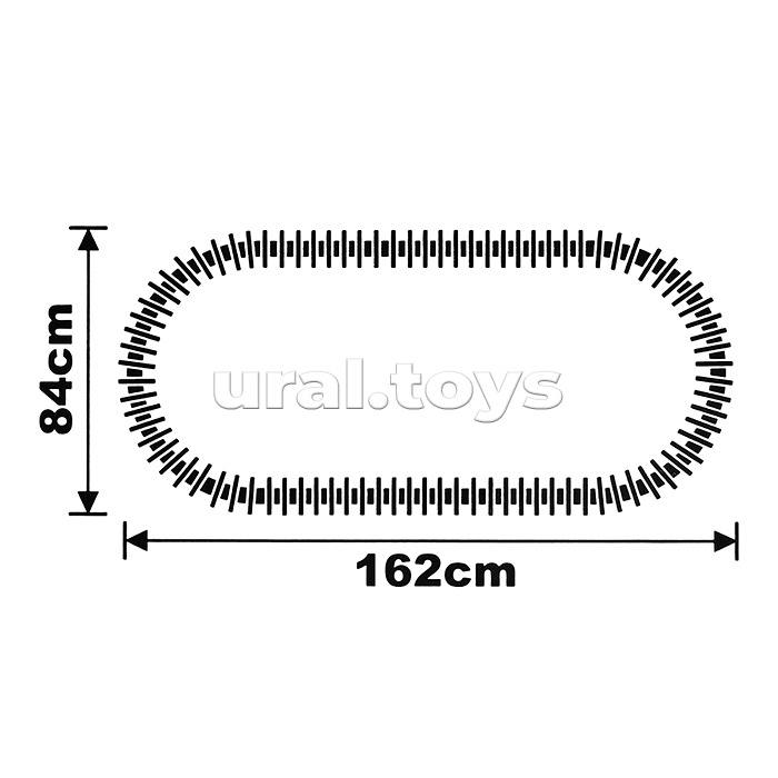 Железная дорога "Вечерний экспресс" р/у, 27 MHz , в коробке
