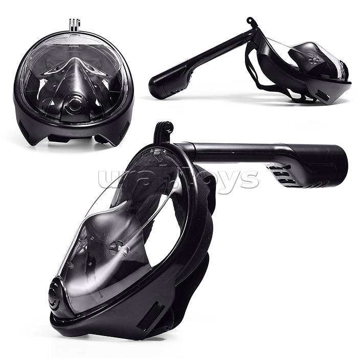 Маска для плавания и снорклинга, цвет Микс