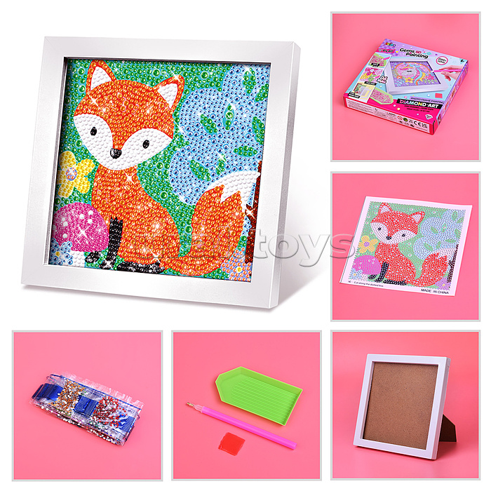 Мозаика алмазная "Лесная красавица" в коробке
