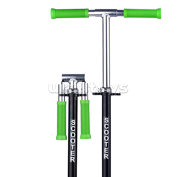 Самокат 2-х кол., зеленый, колёса PU/200 мм., ABEC 7, в коробке