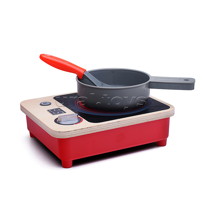 Бытовая техника "Плита со сковородкой" а аксессуарами, в коробке