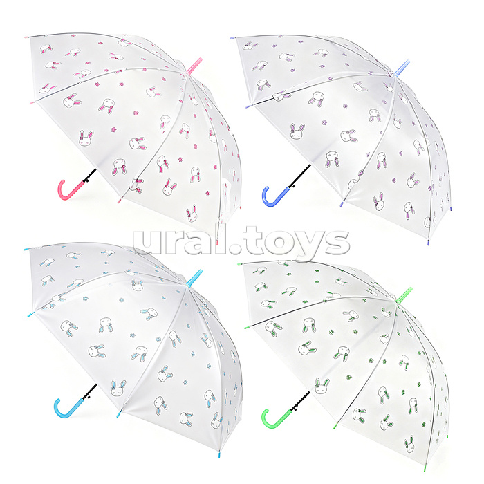 Зонт детский "Зайчата" (55см.)