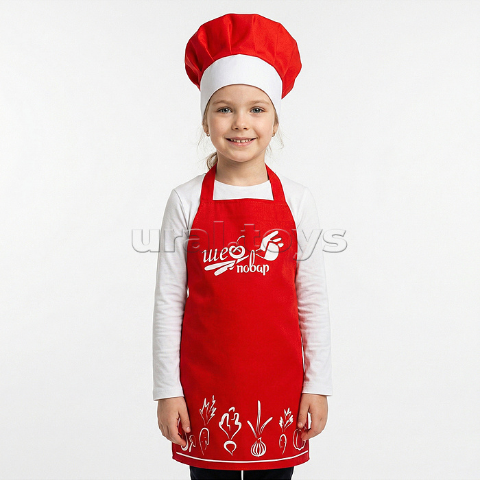 Набор "Шеф-повар" красный