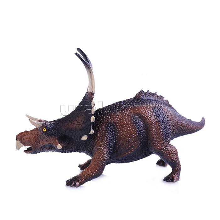Фигурка динозавр "Трицератопс" коричневый