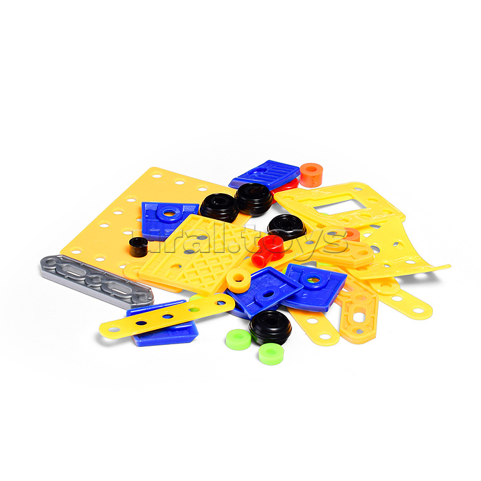 Конструктор металлический "Грузовик" с ковшом (299 дет.) в коробке