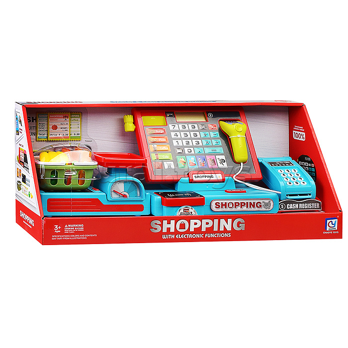 Игровой набор "Касса. Мой магазин" с аксессуарами, в коробке
