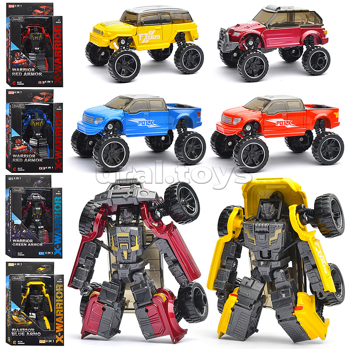 Робот "Race warrior" трансформирующийся, в коробке Робот "Race warrior" трансформирующийся, в коробке