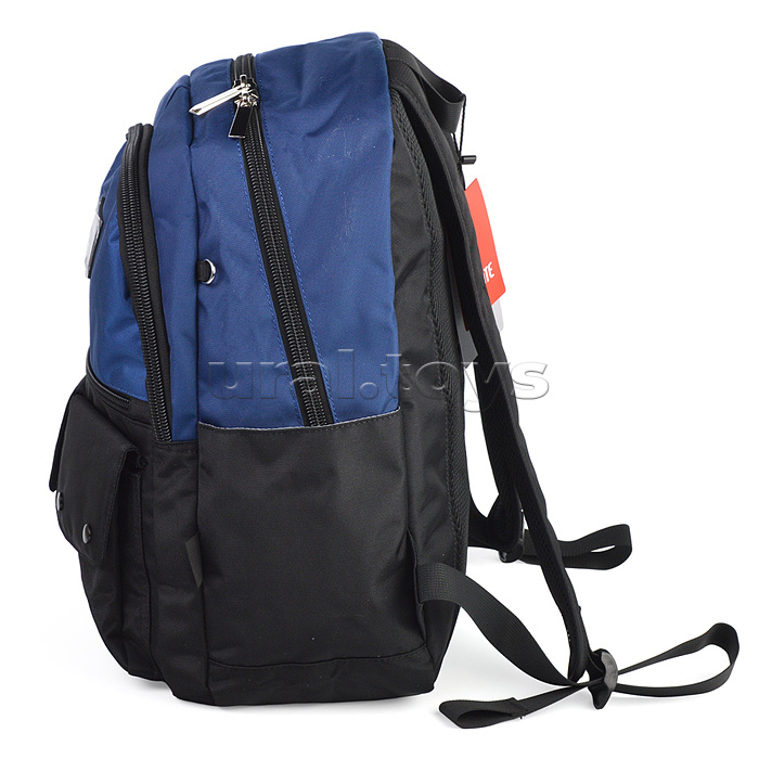 Рюкзак "Keep Moving" подростковый 44x31x20 см (19 л) 650 г, текстильный, 1 отделение на молнии с уплотненным отделением для ноутбука до 15 дюймов и книг, 1 отделение с органайзером, 2 передних кармана на кнопках, 2 боковых кармана, карман анти-вор в спинк