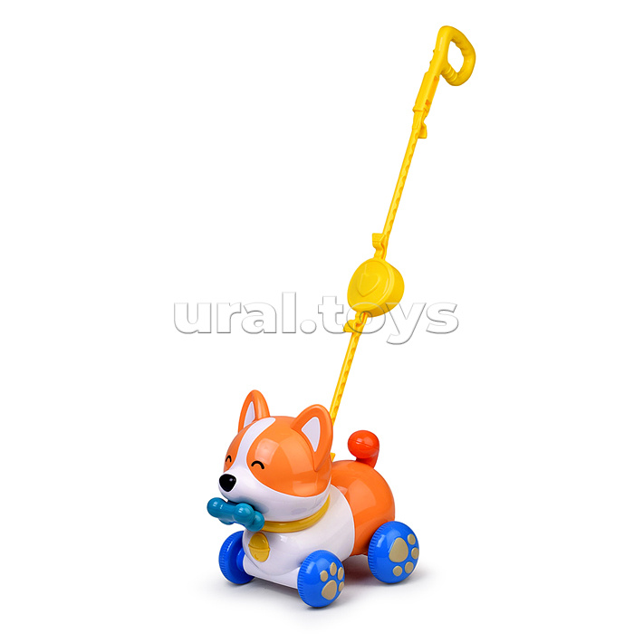 Собака "Каталка Корги" в коробке