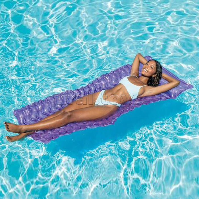 Матрас для плавания «Волна», 229 х 86 см, цвета МИКС, 58807EU INTEX