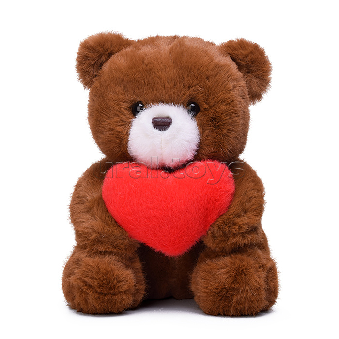 Мягкая игрушка "Медведь" с сердечком, 20 см.
