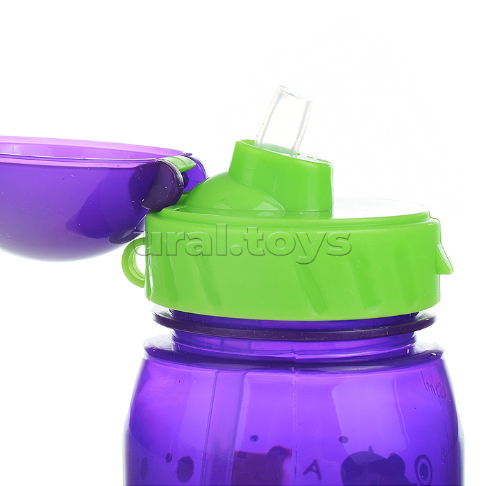 Бутылочка для воды и других напитков "Буквы и Цифры", 400 ml., в ассортименте