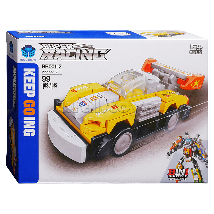 Конструктор "Суперкар" 8 в 1 (786 дет.) в коробке