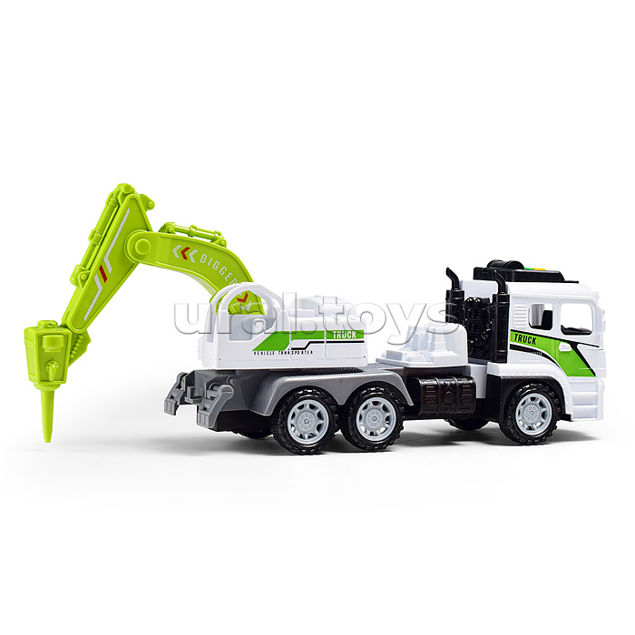 Машина "СтройЛидер" (свет, звук) в коробке