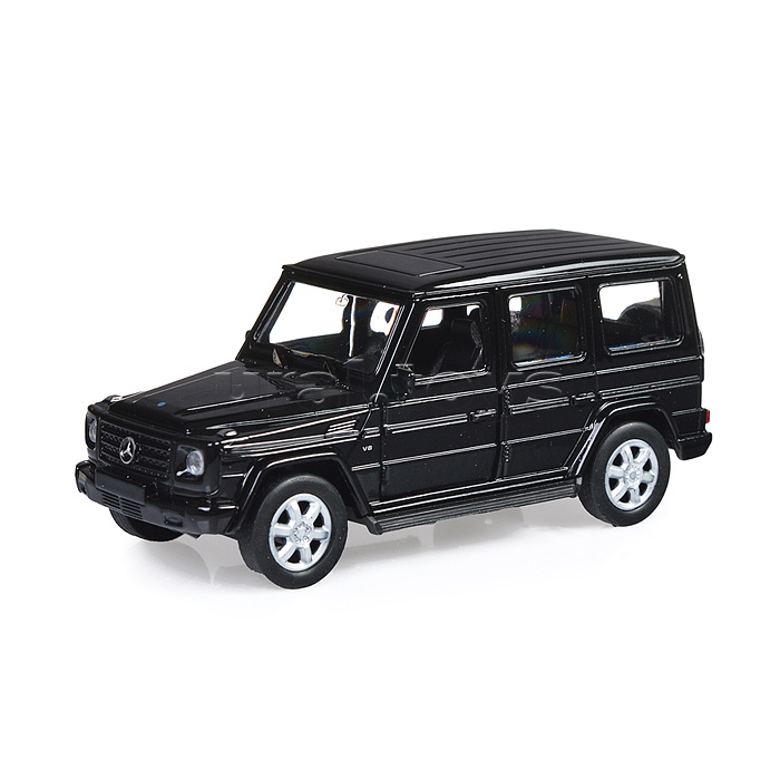 Набор 1:38, Mercedes-Benz G-Class, Mercedes-Benz SLS AMG, с прицепом, 2 шт.