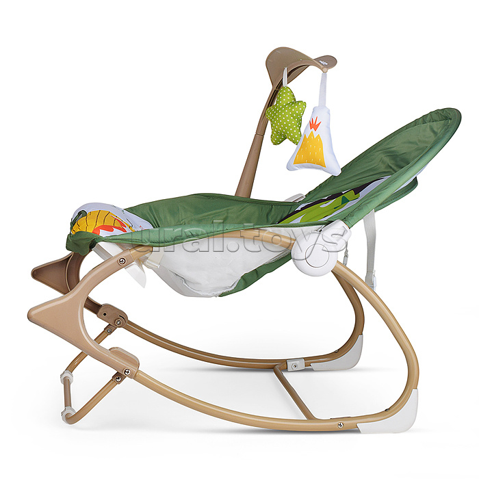 Шезлонг детский "Динозаврик" музыка, вибрация, в коробке