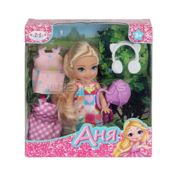 Кукла Аня 12 см, с аксессуарами, в коробке