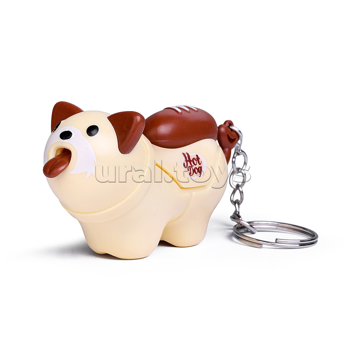 Собака "Горячая сосиска" в коробке