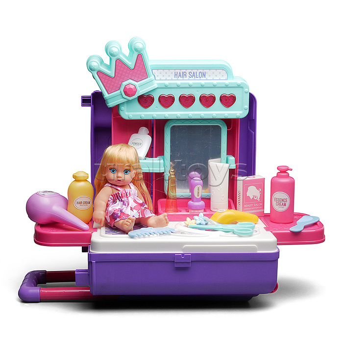 Игровой набор "Стилист" в чемодане