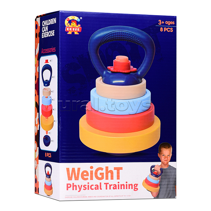 Детская гиря "Самый сильный-2" в коробке