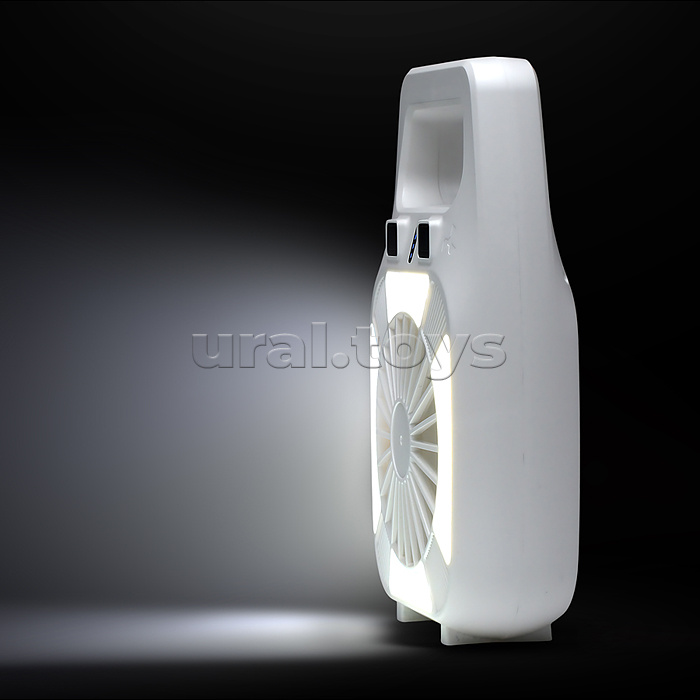 Фонарь аккумуляторный с вентилятором, 1800 мАч