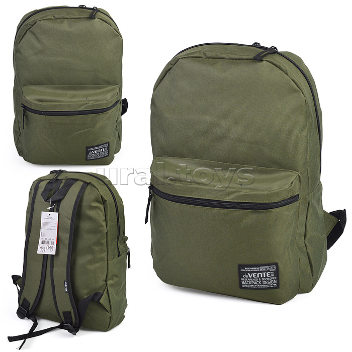Рюкзак "Khaki" подростковый 40x29x17 см (14 л) 250 г, 1 отделение на молнии, 1 передний карман, темно-зеленый Рюкзак "Khaki" подростковый 40x29x17 см (14 л) 250 г, 1 отделение на молнии, 1 передний карман, темно-зеленый