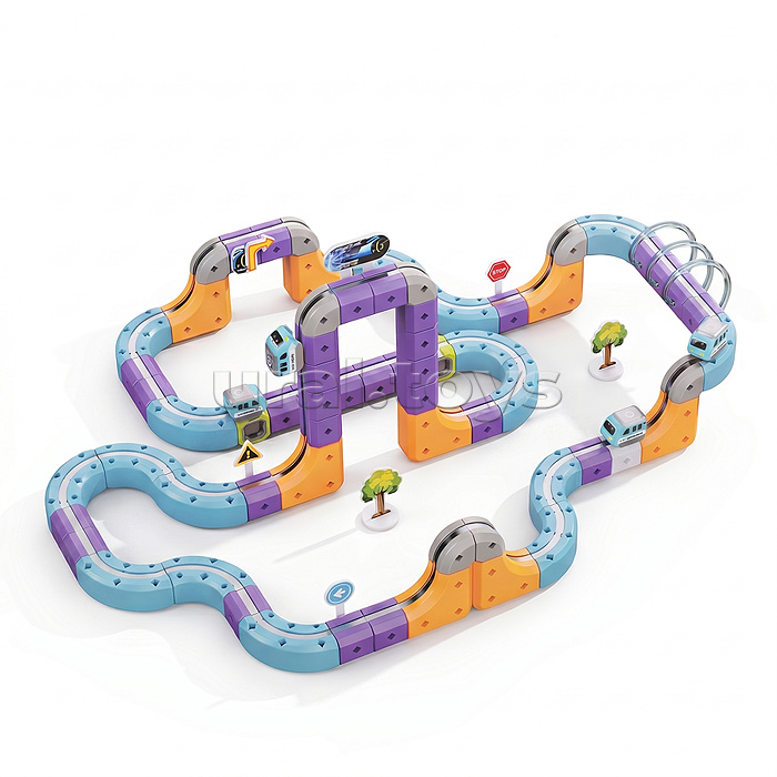 Трек "Игровой маршрут" (114дет.) в коробке