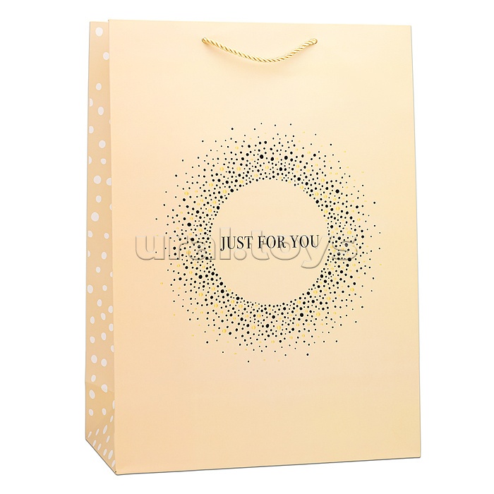 Пакет подарочный "Just for you" 30х41,5х12 см Пакет подарочный "Just for you" 30х41,5х12 см