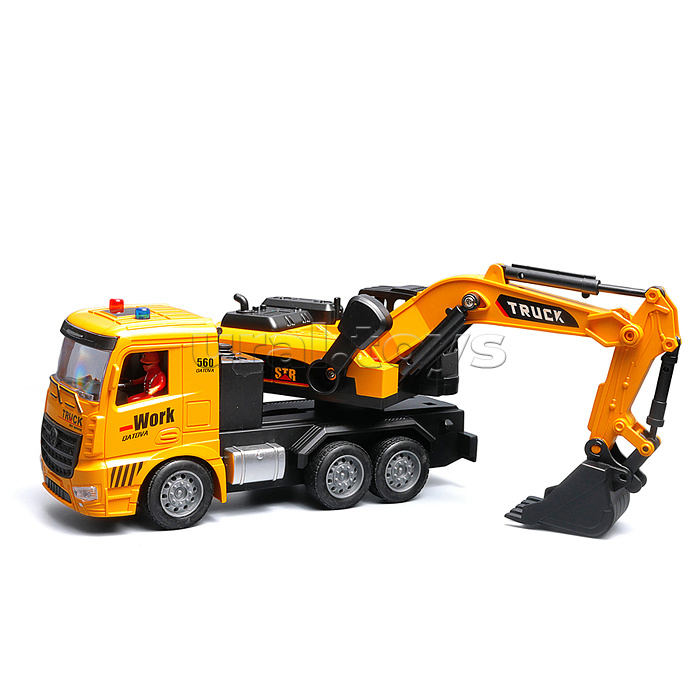 Машина "Бортовой автомобиль" 1:20,  р/у, 27 MHz, (USB) в коробке